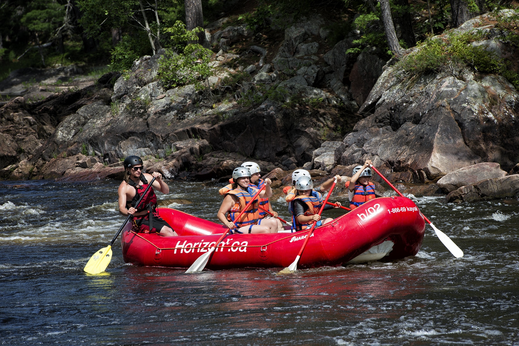 Horizon X - Rafting sur la rivière des Outaouais